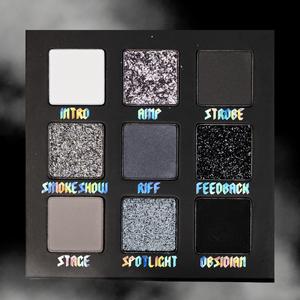 Smokeshow Palette - Black & Grey Gothic Eyeshadow Palette - Monochrome Makeup