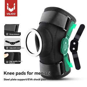 Adjustable Hinge Knee Brace for Meniscus Injury Recovery, Side Stabilizer & Hinge Support, Unisex Sporty Design, All Seasons Use