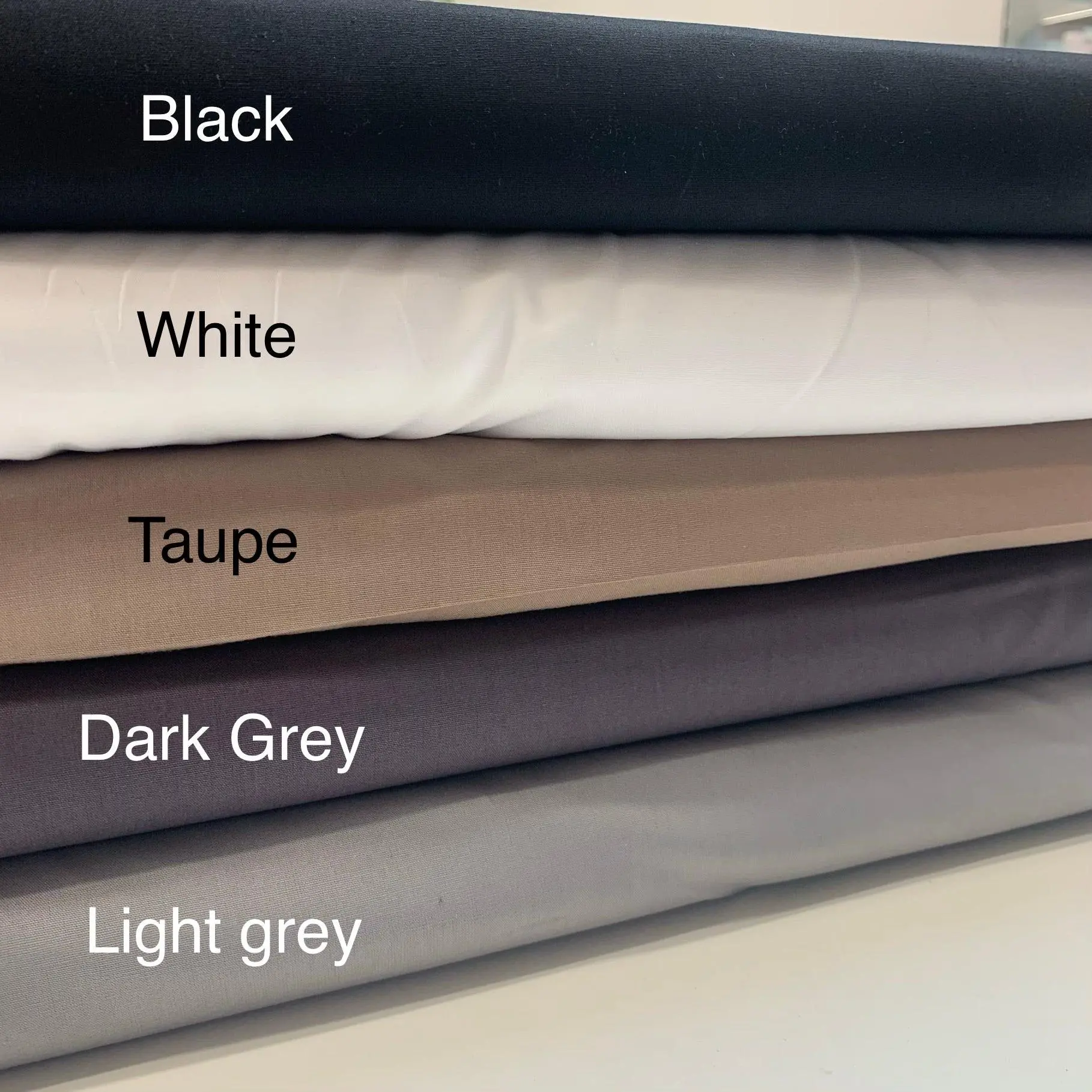 Solid Colour Cotton POPLIN