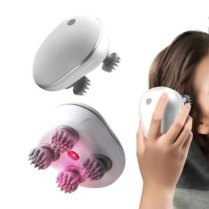 Portable Head Massager Rechargeable Scalp Massage Tool with 3 Modes for Deep Relaxation Ideal for Head Shoulder Leg Cat Massaging