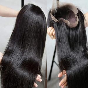 [HOT SALE] Bling hair 13x4 13x6 HD Transparent Lace Front Human Hair Wigs For Black Women Pre Plucked Glueless Natural Color Brazilian 36 30inch Bone Straight Lace Frontal Wigs 180% Density With Baby Hair UK Free Shipping