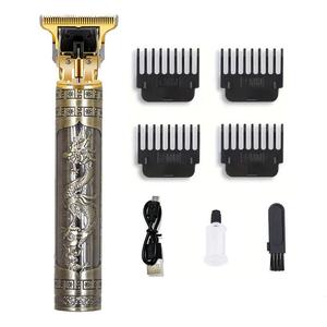 Men's Hair Clipper, Hair Cutters, 1 Set Professional Zero Gap T-blade Hair Trimmer, Cordless Barber Trimmer, Cordless Rechargeable Edge Trimming Tool, Electric Beard Shaver, Haircut Kit