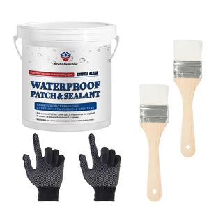 Clear Waterproof Patch & Sealant Brush On, Dries Clear, Helps Resist Water & Damp After Curing (Where Suitable), Tools Included
