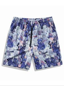 Men's Regular Fit Shorts, Casual Comfy Breathable Swim Shorts for Summer, Men's Swimwear for Beach Vacation
