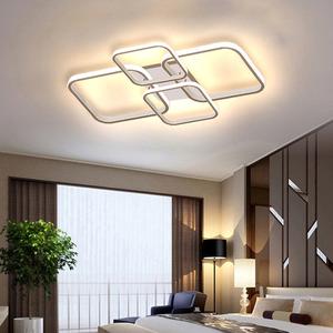 Modern LED Ceiling Light, Geometric Lines Design, Ideal for Bedroom Living Room Dining Study Office Lighting, Indoor Lighting