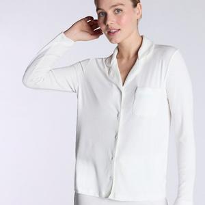 Boux Avenue Ribbed Modal Pyjama Top Long Sleeve Pj Shirt Soft Comfy Luxury Nightwear