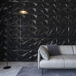 Minimalistic Geometric Pattern Wall Panel for Indoor Wall Decoration, PVC 3D Decorative Wall Panel for Home Living Room, Decorative Wall Paper, Decorative Wallpaper