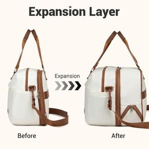 [MissLulu Bags] Multi-functional Travel Bag Large Tote Bag & Duffle Bag with Expandable Compartment and Wet/Dry Pocket - 4 Colours Available