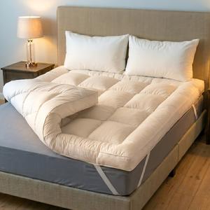 Cloud Bed Transformation 10cm Extra Thick Mattress Topper - Hotel Quality Cooling Microfibre Fill - Ultra Plush Comfort for All UK Bed Sizes