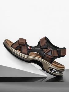 Men's Casual Open Toe Sandals, Fashionable Breathable Comfortable Sandals for Outdoor Wear, Sports Sandals for Beach, Hiking, Outdoor, Walking Shoes