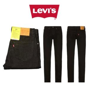 Levis 511 Flex Jeans Slim Fit Stretch Black Bottoms Denim Pants 045114969 Menswear  Cotton Short Plain