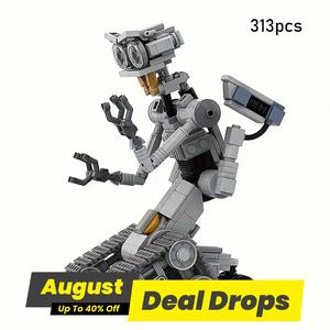 Robot Building Blocks Kit, 313pcs/set Creative Robot Model Building Blocks Kit, Educational Building Block Set, Desktop Ornaments, STEM Building Blocks, Perfect Holiday Gift, Building Sets, Construction Set