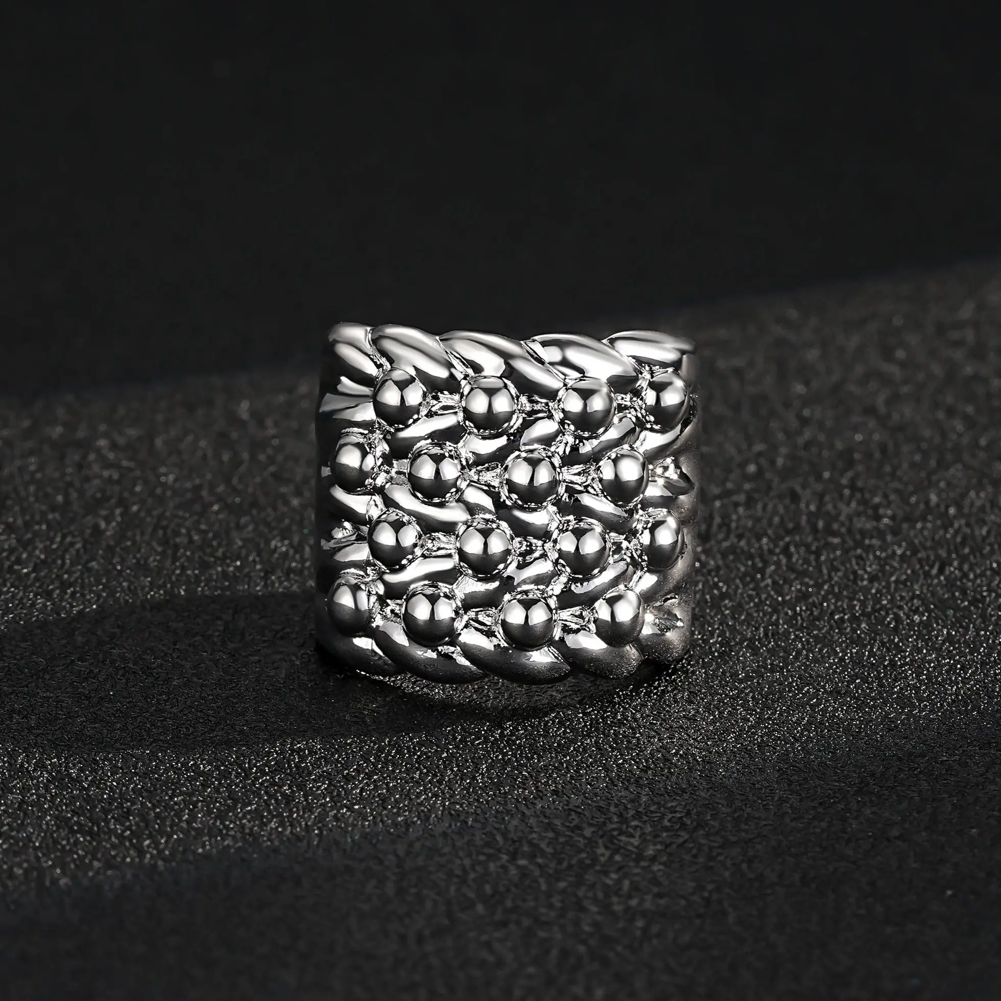 Silver Keeper Ring Size T Adjustable