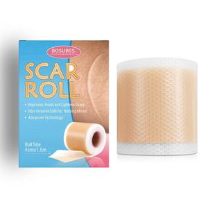 Scar Roll, 1 Box Waterproof Breathable Skin Smoothing Tape, Multipurpose Silicone Scar Tape, Skin Care Tool for Women & Men, Scar Bandages