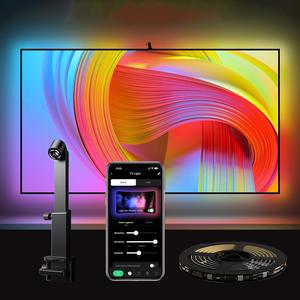 TV Backlight Screen Sync, USB Powered TV LED Backlight with Camera for Screens, LED TV Lights, Color Changing Lights for TV with APP Control