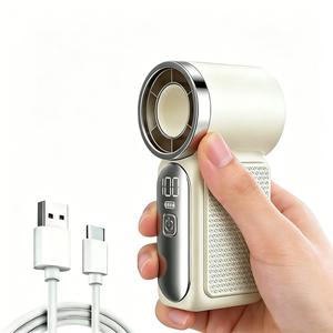 Portable Handheld Mini Fan, Powerful High-Speed Motor, Rechargeable Battery, Pocket Size, Ideal for Travel & Daily Use