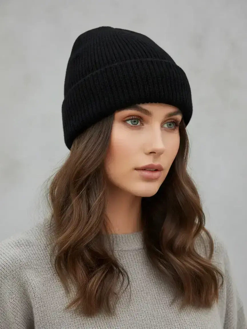 Hat Women's Autumn/Winter Knitted Hat Korean Edition Trendy Winter ...