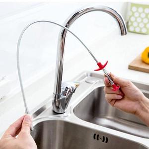 Flexible Grabber Claw Pick Up Reacher Tool with 4 ClawsBendable Hose 78.74 Inches for Litter Pick Home Sink DrainsToilet Cleaning