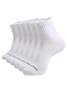 Women's Letter Print Athletic Socks, Moisture Wicking Running Socks, Soft Comfy Breathable Sports Socks for All Seasons Gym Workout Running Daily Wear, Pop Socks, Gym Wear, Socks for Women, Compression Socks, Slouch Socks