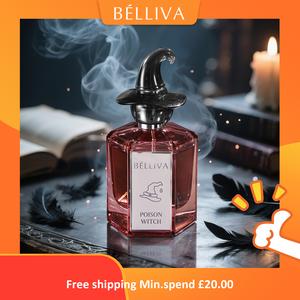 [Witch Collection Perfume] BELLIVA Women's Eau de Parfum Spray 50ml - Long-Lasting Floral Fragrance for Women with Orange Blossom Jasmine Vanilla Notes, Arabian Scent, Oud, Vanilla