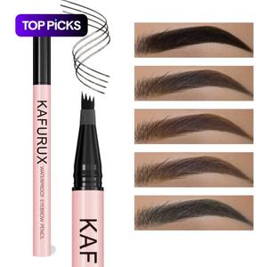 Waterproof Eyebrow Pencil, Liquid Pen, 1 Count Long-Lasting Precise Eyebrow Enhancer, 4-Pointed Eye Brow Pen, Makeup Cosmetic Eyebrow Makeup Products for Natural-Looking Brows, Volumizing Eyebrow Enhancer, Eyebrow Thickener #TOP PICKS