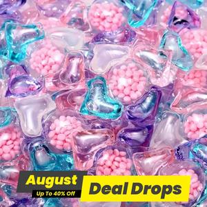 5 in 1 Laundry Beads, 20pcs/30pcs/50pcs/100pcs Long Lasting Fragrance Laundry Beads, Laundry Detergent Beads, Household Laundry Tools, Multicolor, Laundry Pods