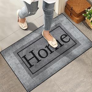 Letter Pattern Door Mat, 1 Count Water Absorption Large Rug, Indoor Decorative Mat for Home Kitchen Bedroom Living Room Decor, Halloween Decor