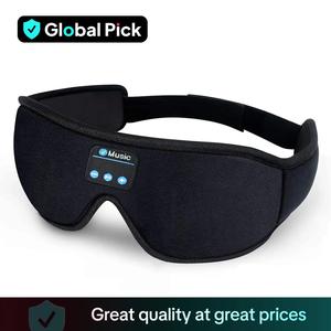 Multifunctional Sleep Headphone, Ergonomic Design Wireless Sleep Earbuds, 3D Sleep Eye Mask Wireless Headphones For Sleeping, National Day Offers