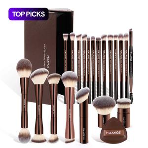 MAANGE Makeup Brush & Puff Set with Storage Box, Face Makeup Brushes, 20pcs Makeup Brushes, 1 Puff & 1 Brush Storage Case, Professional Makeup Brush Kit for Women, Makeup Brush Kit, Makeup Tool #TOP PICKS
