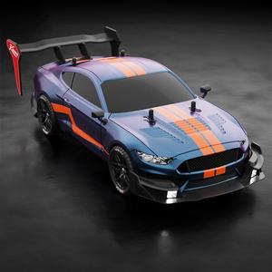High Speed Drift Car, Wireless Remote Control Four-wheel Drive Power, High-brightness LED Headlights, Anti-collision PVC Stretch Car Shell, No-darkness Passion Competition Car