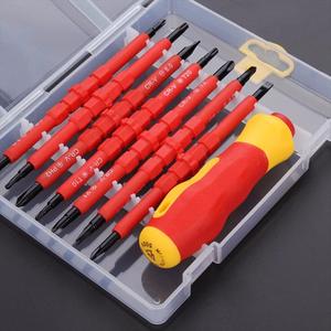 Insulated Screwdriver Tool Kit, Multipurpose Professional Hand Tool Set, Durable Screwdriver Set for Home and Office Use