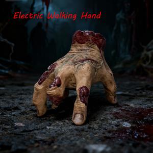 Self-walking and Sounding Hands Halloween Wednesday Addams Family Thing Hand Props Scary Family Decorations Cosplay Hand by Addams Family Scary Decoration Gift Accessories for Decor