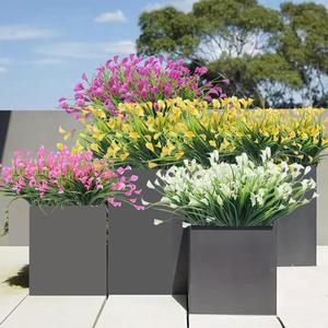 Artificial Calla Lily, 10pcs/set Faux Flower, UV Resistant Fake Flower, for Indoor & Outdoor Home Porch Garden, Summer Cemetery Decoration, Artificial Outdoor Plants, Decorative Flowers