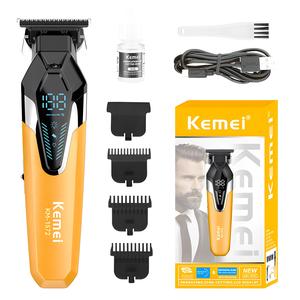 Kemei KM-1572 Hair Clipper, 1 Box Professional Electric Hair Trimmer, Cordless Hair Clipper for Men, Great for Barbershop Salon Home Use
