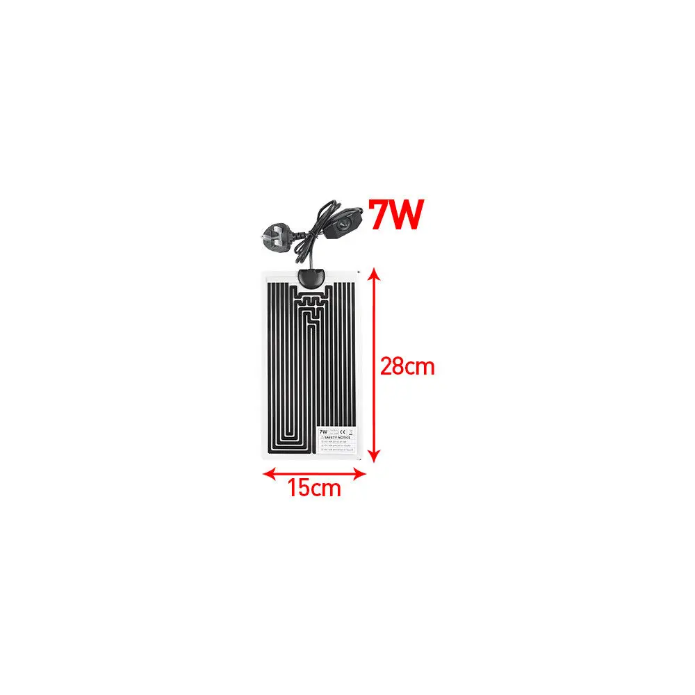 Reptile Vivarium Heat Mat Heating Warm Heater Pad With Thermostat Controller UK