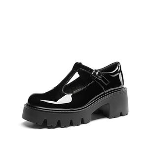DREAM PAIRS Women's T-Strap Mary Jane Shoes Low Platform Chunky Block Heels Closed Toe Work Pumps Comfortable Round Toe Dress Wedding Party Footwear Girl