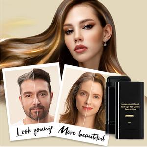 Upgraded Easy-Clean Herbal Hair Color Applicator Brush - Effortless Root Touch-Up, Smudge-Free, Waterproof & Sweatproof Anti Static Hairbrush Detangling Hairbrush