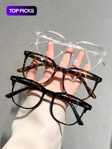 Anti-blue Light Classic Fashion Glasses for Travel & Daily Use, Basic Trendy Casual Frames Fashion Modern Accessories for Women & Men, Trendy Casual Glasses