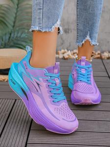 Women's Fashion Low-Top Sports Shoes, Synthetic Material Upper & Eva Cushioned Sole, Ideal for Fitness Running Daily Wear