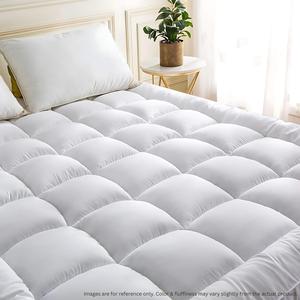 FB King Mattress Topper Microfiber 150x200x10cm Ultra-Plush 4-Inch Thickness Cooling Breathable Hypoallergenic No-Slip Fit TikTok-Viral Hotel Style