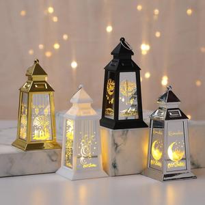 Electronic Ramadan Lantern, 1 Count Battery Powered LED Candle Light without Battery, Decorative Light for Home Party Wedding Festival, Ornaments, Halloween