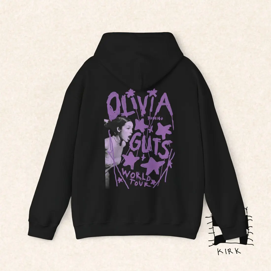 Vintage Olivia Rodrigo GUTS Halftoned Hand Drawn Doodle Tees, Vintage Music Concert Hoodie, Unisex S-5XL Graphic Tee