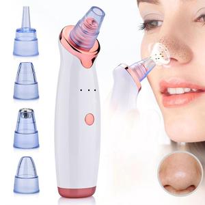 Electric Blackhead Cleaner, Rechargeable Vacuum Pore Cleaner, 3 Adjustable Suction Facial Beauty Instrument, Facial Skin Care Tool for Women, Blackhead Removal