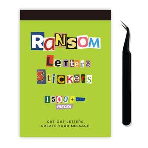 28 Sheets Colorful Alphabet & Number Sticker Letter Stickers For DIY Scrapbooking Envelope Notebook Journal Laptop Phone Decoration