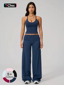 Cross-Border Tight-Fitting Sportswear Set, High Stretch Activewear, Backless Yoga, Versatile Casual European Style, Comfortable and Stylish