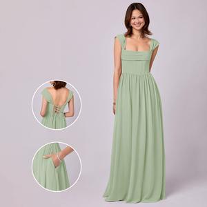 Azazie Pocket A-Line Corset Chiffon Birthday Wedding Party Club Dating Evening Gown Holiday Long Formal Dresses Ladies Chic Clothing Wear #blackfriday #giftideas #christmasgiftideas