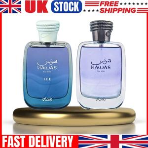 【FAST & Free SHIP】Hawas ICE for Him by Rasasi EDP Eau De Parfum Spray - 100 ML (NEW RELEASE)  Unisex Fragrance Perfume Gift