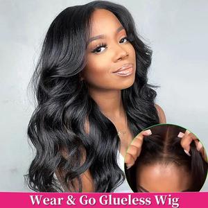 Bling Hair 9x6 7x5 6x4 5x5 Wear and Go Glueless Wig Human Hair Pre Plucked Pre Cut 6x4 Glueless Wigs for Women No Glue Lace Closure Wig Body Wave Lace Front Wigs Human Hair