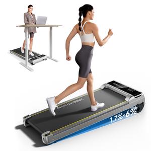 YPOO Foldable Incline Walking Pad Treadmill – Compact & Quiet 2-in-1 Home Office Treadmill with Remote & LED Display | 300 lb Capacity, Easy Storage, No Assembly Required