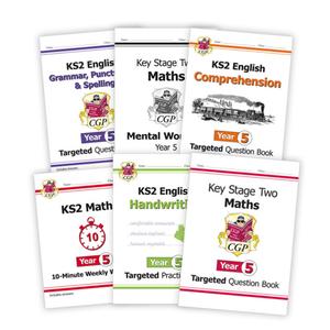 Year 5 Maths and English Home Learning Workbook Bundle for 9 to 10 year olds KS2